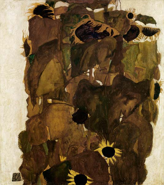 Sonnenblumen l von Egon Schiele