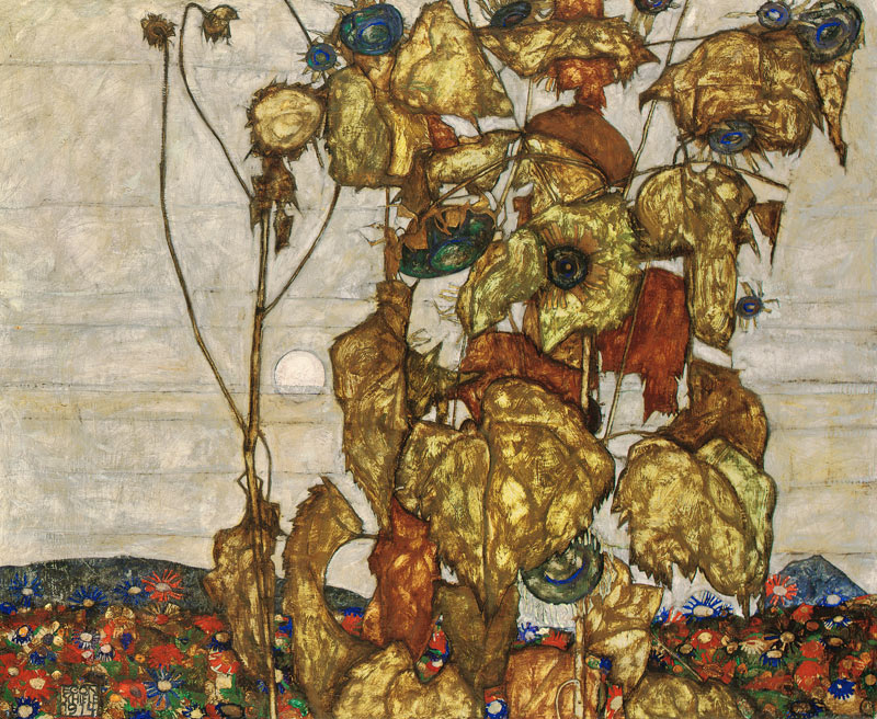 Herbstsonne von Egon Schiele