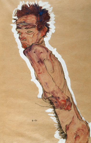 Self Portrait Nude von Egon Schiele