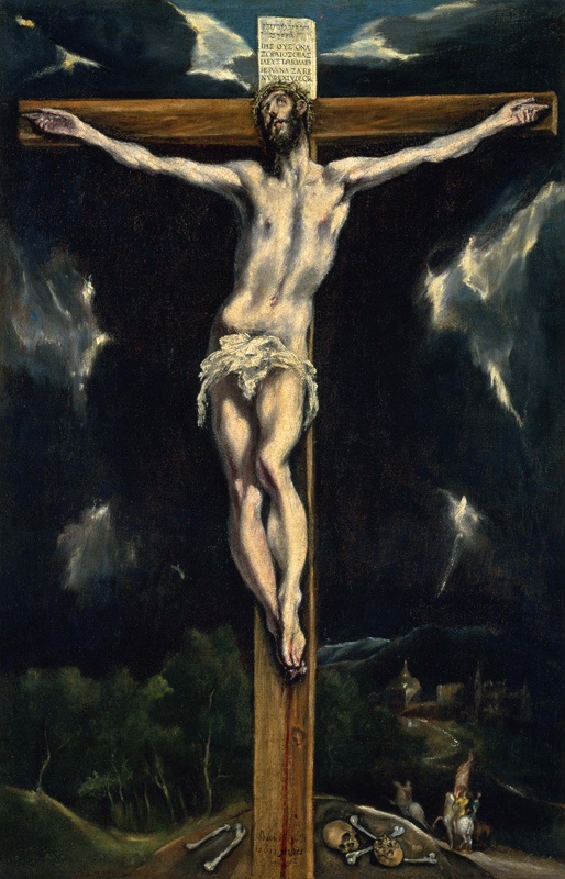 Christus auf dem Kreuz von (eigentl. Dominikos Theotokopulos) Greco, El