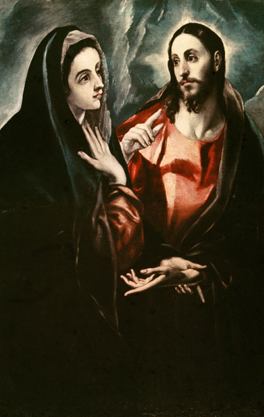Abschied Christi von Maria von (eigentl. Dominikos Theotokopulos) Greco, El