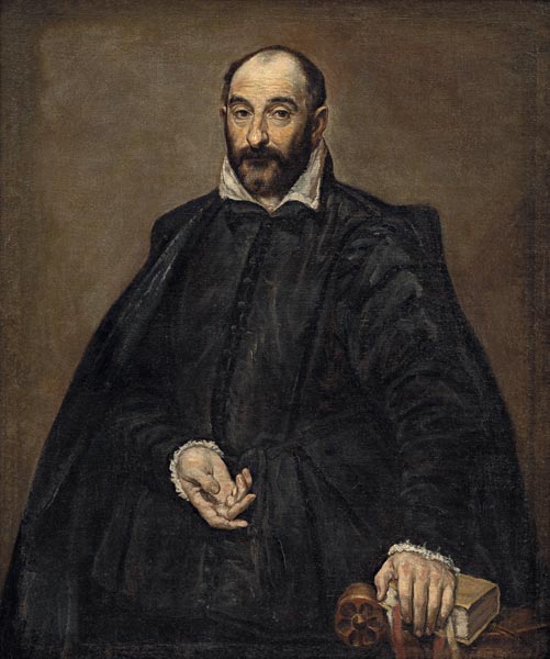 Bildnis eines Mannes von (eigentl. Dominikos Theotokopulos) Greco, El