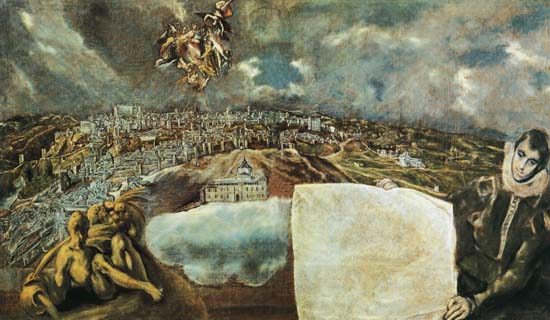 Ansicht von Toledo von (eigentl. Dominikos Theotokopulos) Greco, El