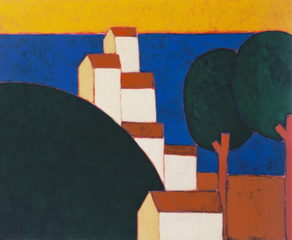 In the Provencal Alps, 1999 (acrylic on paper)  von Eithne  Donne