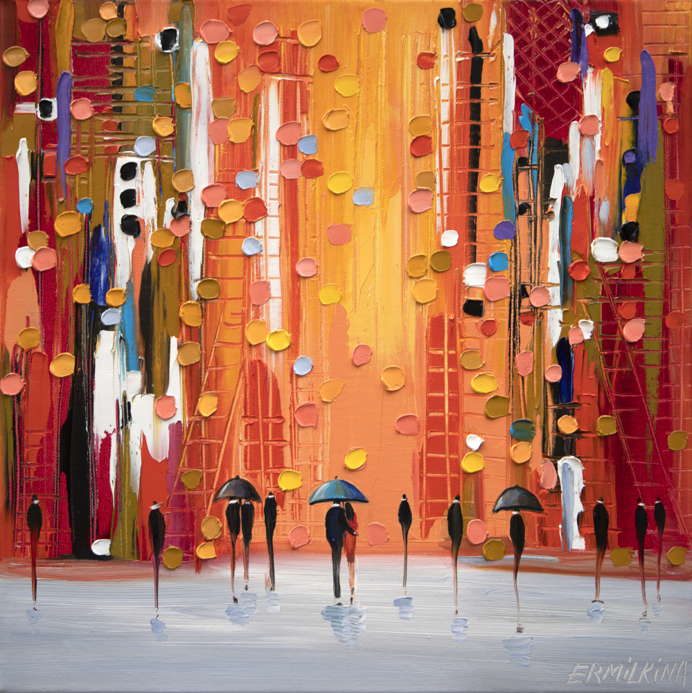 Hot Rainy Sunset von Ekaterina Ermilkina