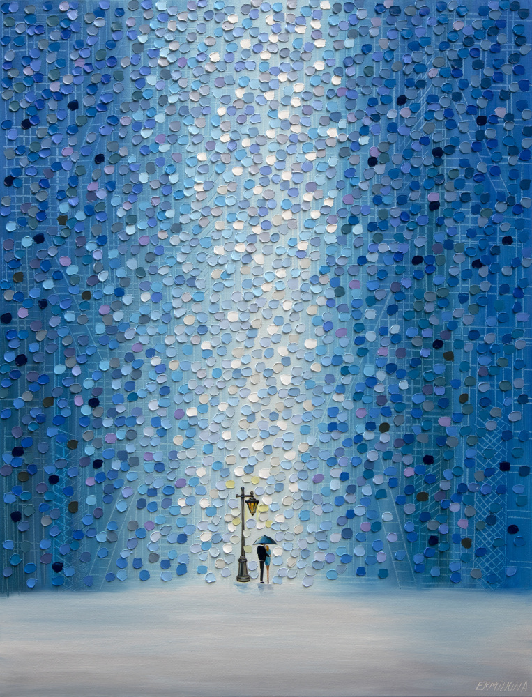 Rainy Streetlight Sonata von Ekaterina Ermilkina