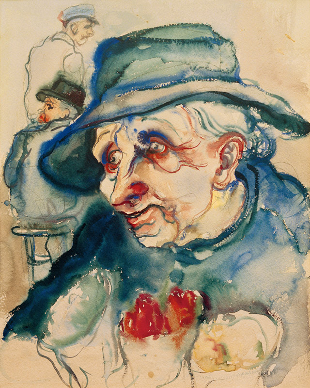 Die Blumenalte, von  Elfriede Lohse-Waechtler