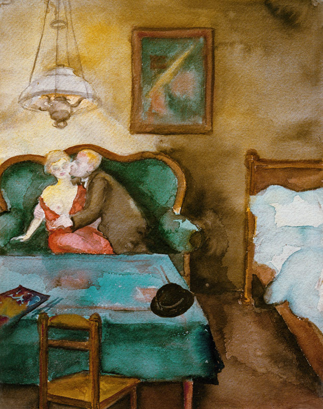 Liebespaar, von  Elfriede Lohse-Waechtler