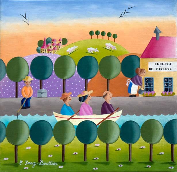 L'auberge de l'ecluse von Elisabeth Davy-Bouttier