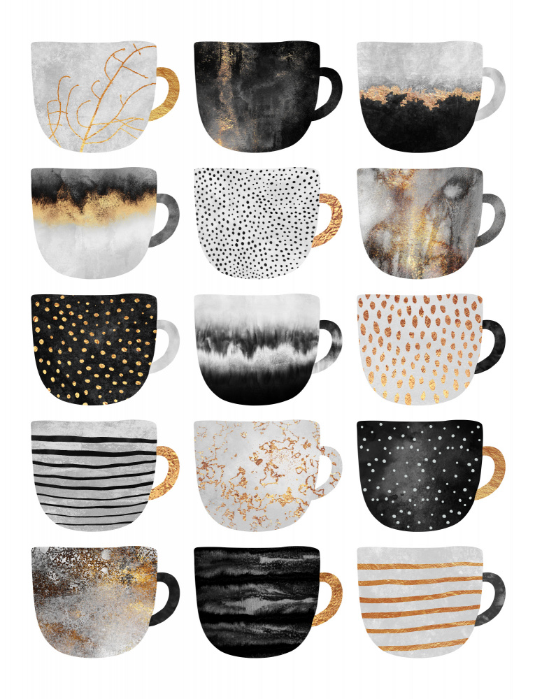 Pretty Coffee Cups von Elisabeth Fredriksson