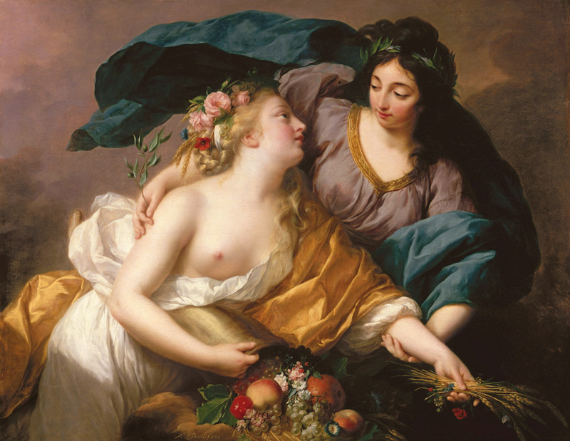 Der Friede bringt den Überfluß La Paix ramenant l'Abondance von Elisabeth-Louise Vigée-Lebrun