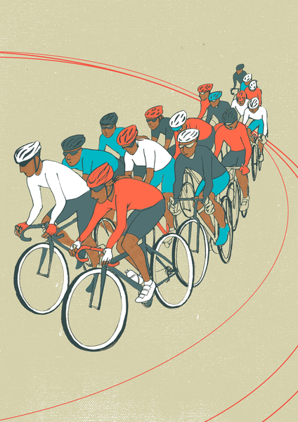 Bike Race von Eliza Southwood