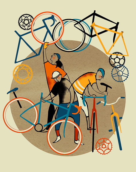 Bike Shop von Eliza Southwood