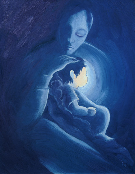 Gott der Vater liebt uns als seine Kinder mit einer zarten und unerschöpfliche Liebe, von Elizabeth  Wang