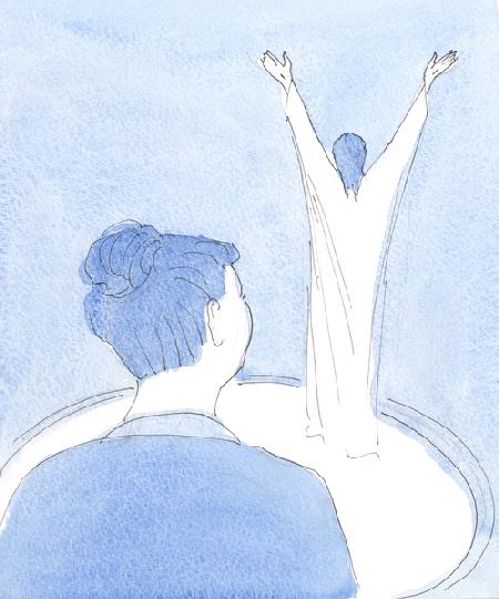 As soon as I had received Christ in Holy Communion, I was shown by Christ that He stood within my so