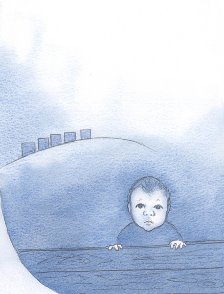 Christ, as a baby, true God and true man, was subject to others, waiting for love and warmth von Elizabeth  Wang