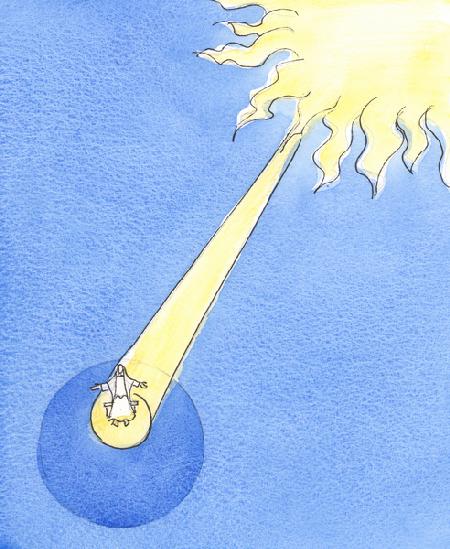 Christ descended a great distance to join us in our world, yet He had the joy of being with a Mother