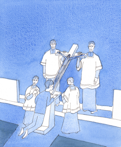 Christ is touched to the heart by every sign of devotion to Him in His Passion - which He endured ou von Elizabeth  Wang