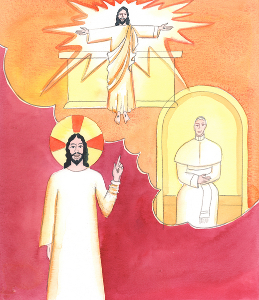 Christ sees how difficult it can be, to find good catechesis for an enquirer, at a time when many di von Elizabeth  Wang