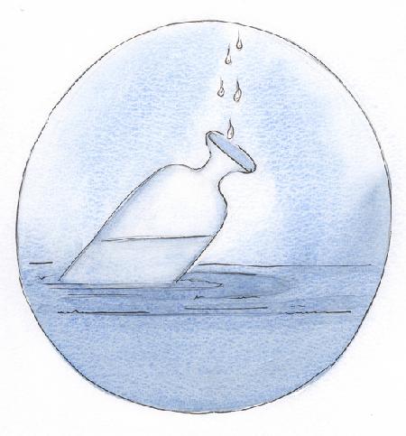 Christs pure truth is poured - I saw - drop by drop into the soul, gathered in readiness for a great