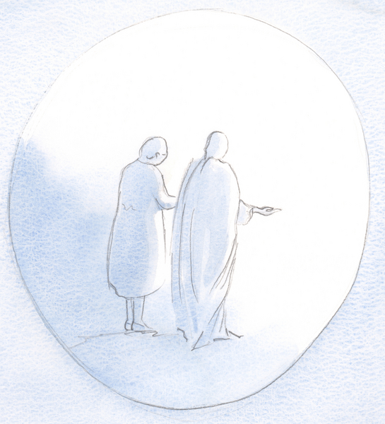 He was beside me, stretching out His hand to help and console others wherever I stretched out my han von Elizabeth  Wang