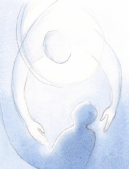 How great is the Fathers love of the repentant soul, as God embraces the soul in one swift, tender m