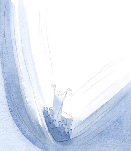 In this sacrificial offering at Mass, Christs eternal glory is so great that we who hide in Him, rep