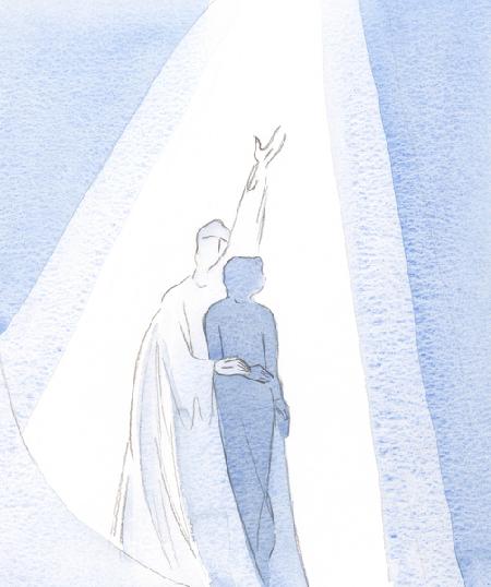 It is only by the power and will of Christ that we can escape distractions, to pierce Heaven in effo