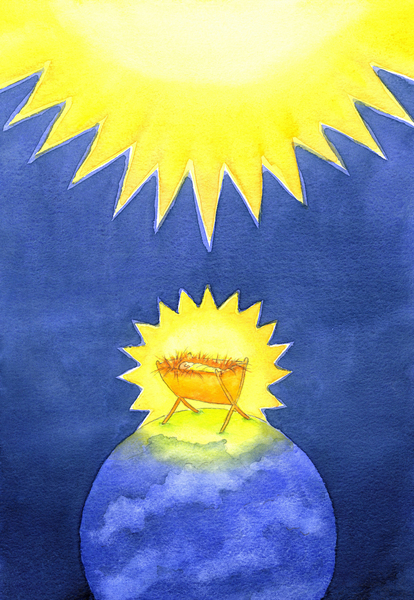 Jesus Christ is God-made-man  yet He came to earth not in power, but as a helpless baby von Elizabeth  Wang