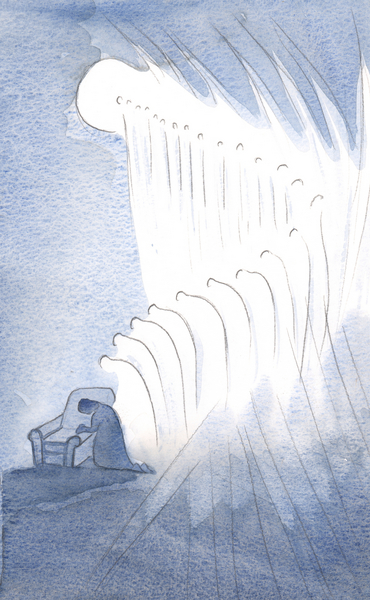 My Guardian Angel, and many others, bowed in reverent prayer at the words: Glory be to the Father¬Ö von Elizabeth  Wang