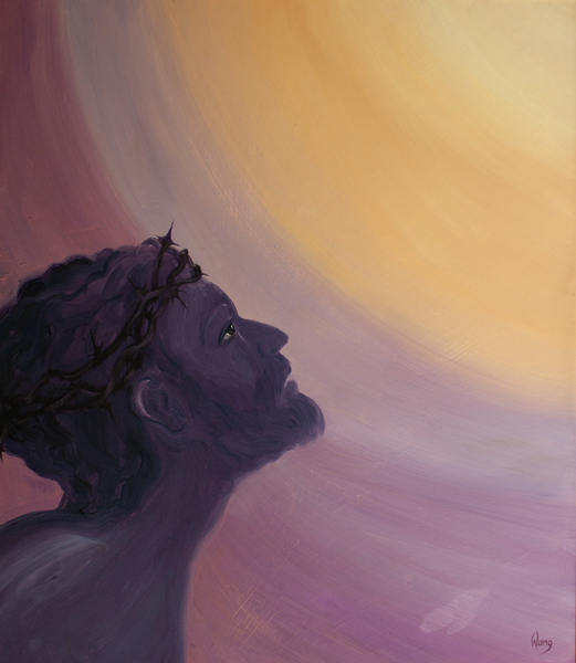 On the Cross Jesus loved His fellow men and women with His divine love and offered an infinite repar von Elizabeth  Wang