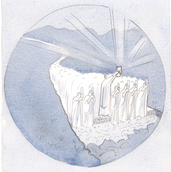 On the road of Sacred Tradition, holding aloft the Holy Scriptures, the teachers walk along: bishops von Elizabeth  Wang