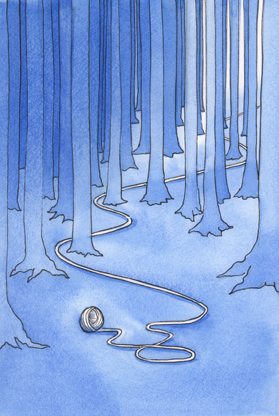 Our daily duties are like a golden string that shows us Gods will and leads us to Heaven von Elizabeth  Wang