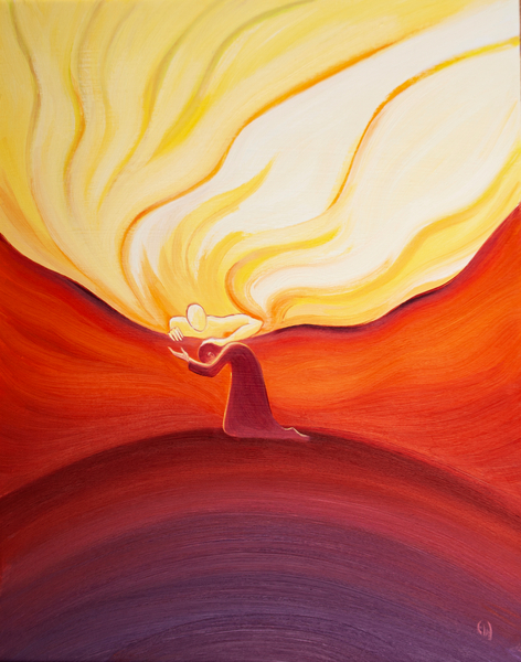 Our littlest prayers are welcomed, heard, and rewarded by God, who is like a father stroking his bel von Elizabeth  Wang