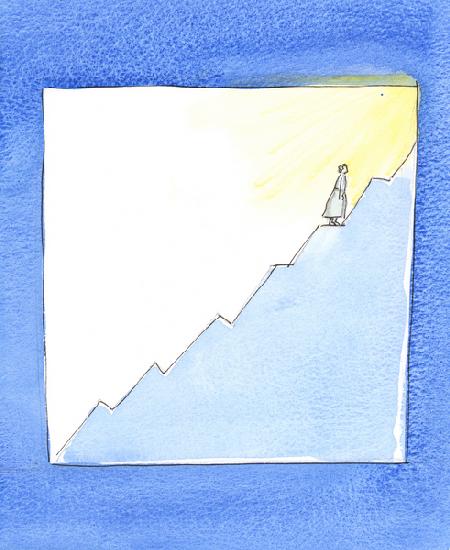 Our progress towards Heaven can be like a sales graph