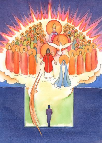 Personal prayer, in our secret room, is never made alone  through Christ we are present with the who