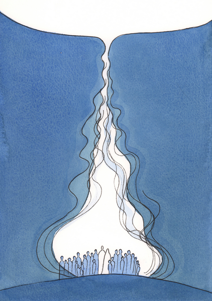 The Great Flame of prayer von Elizabeth  Wang