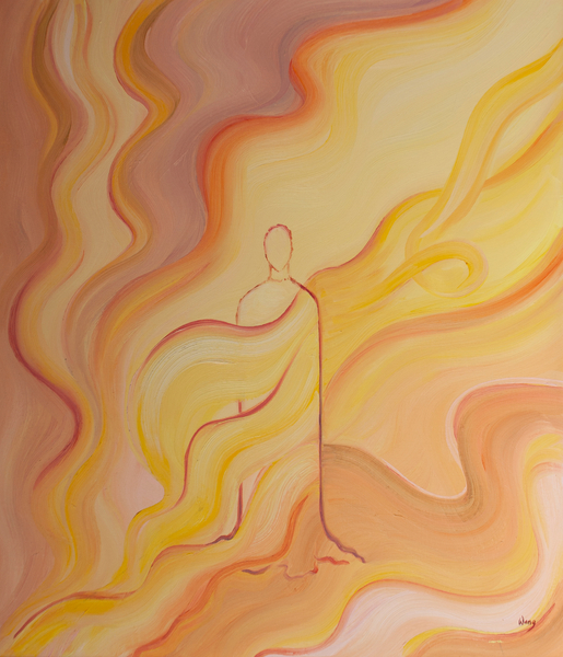 The purifying fire of Gods love touches us through the humanity of Christ our Saviour von Elizabeth  Wang