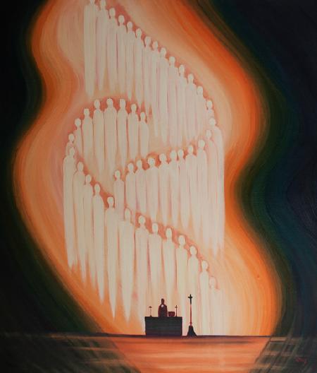 The saints are present with us during every Mass