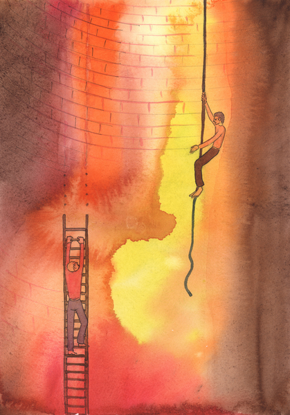 To intercede for someone trapped in grave sin is like holding out a hand to a man trapped on a broke von Elizabeth  Wang