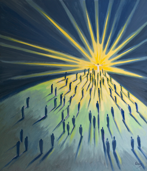 Uniting ourselves with Christs prayer to the Father at Mass, we are sheltered by His glory von Elizabeth  Wang