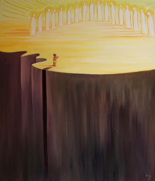 Whenever we truly repent we are like a new child emerging from a chasm of darkness into Gods Kingdom von Elizabeth  Wang