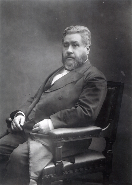Reverend Charles Haddon Spurgeon (b/w photo)  von Elliott & Fry Studio
