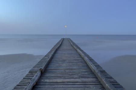 Stop at the yellow flag