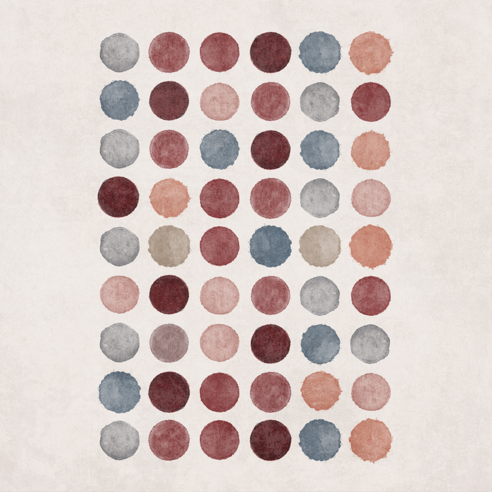 Watercolor Dots von Emel Tunaboylu
