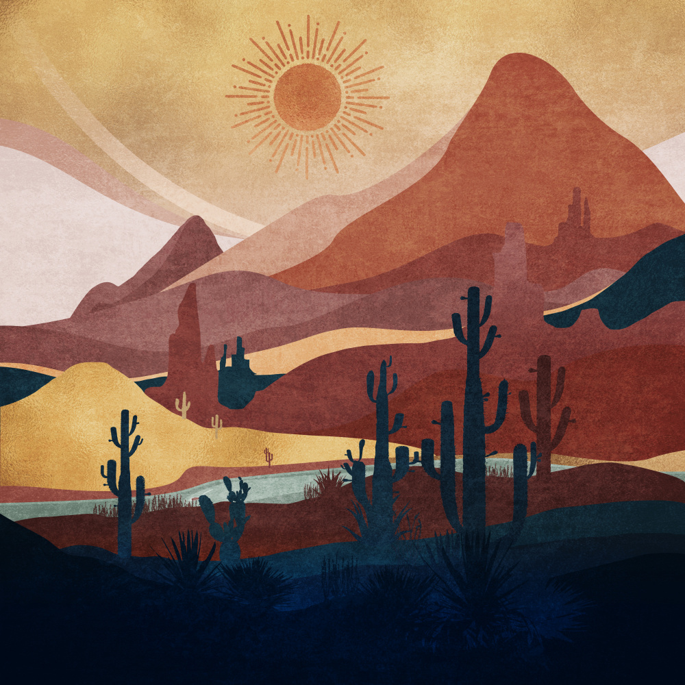 Blue Western Day von Emel Tunaboylu