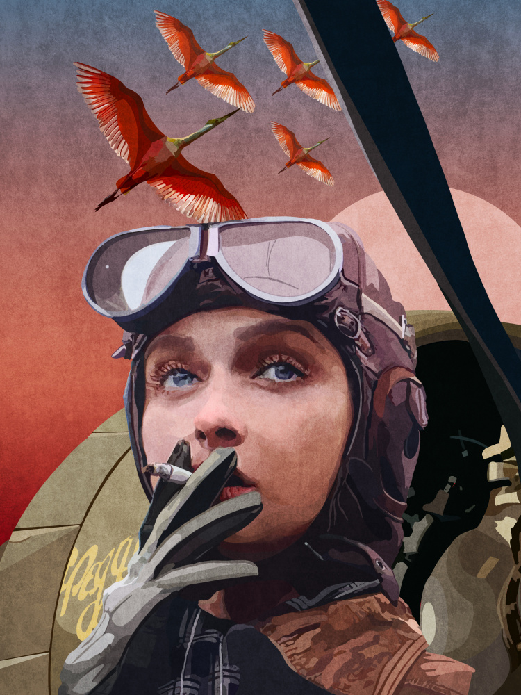 Woman Pilot von Emel Tunaboylu