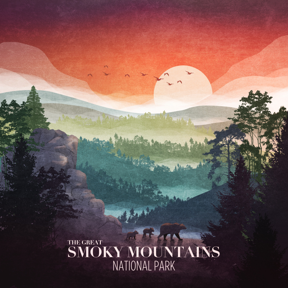 Smoky Mountains von Emel Tunaboylu