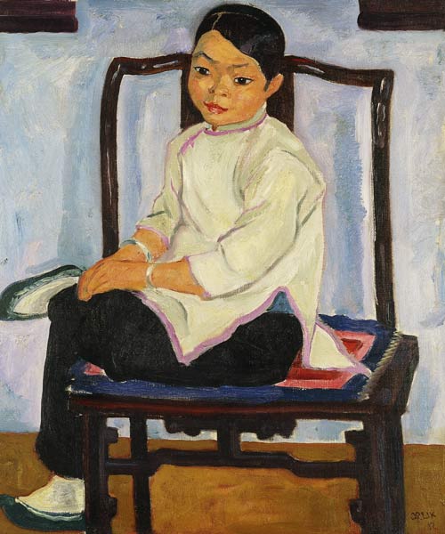 Chinesisches Mädchen von Emil Orlik