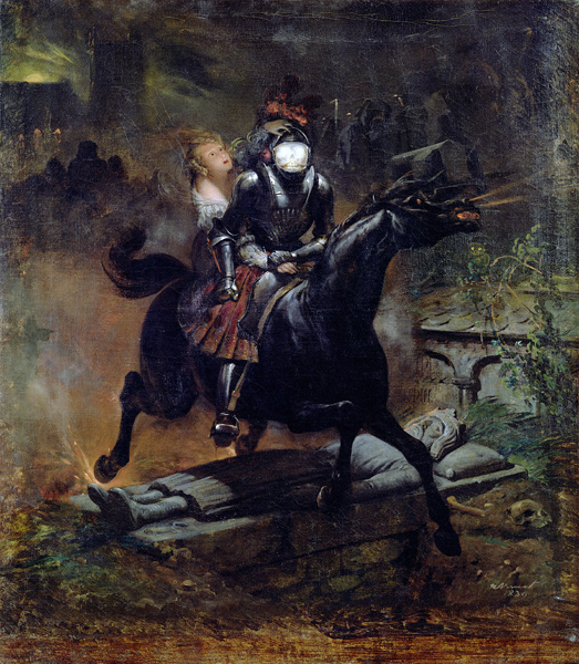 Ballad of Leonore von Emile Jean Horace Vernet